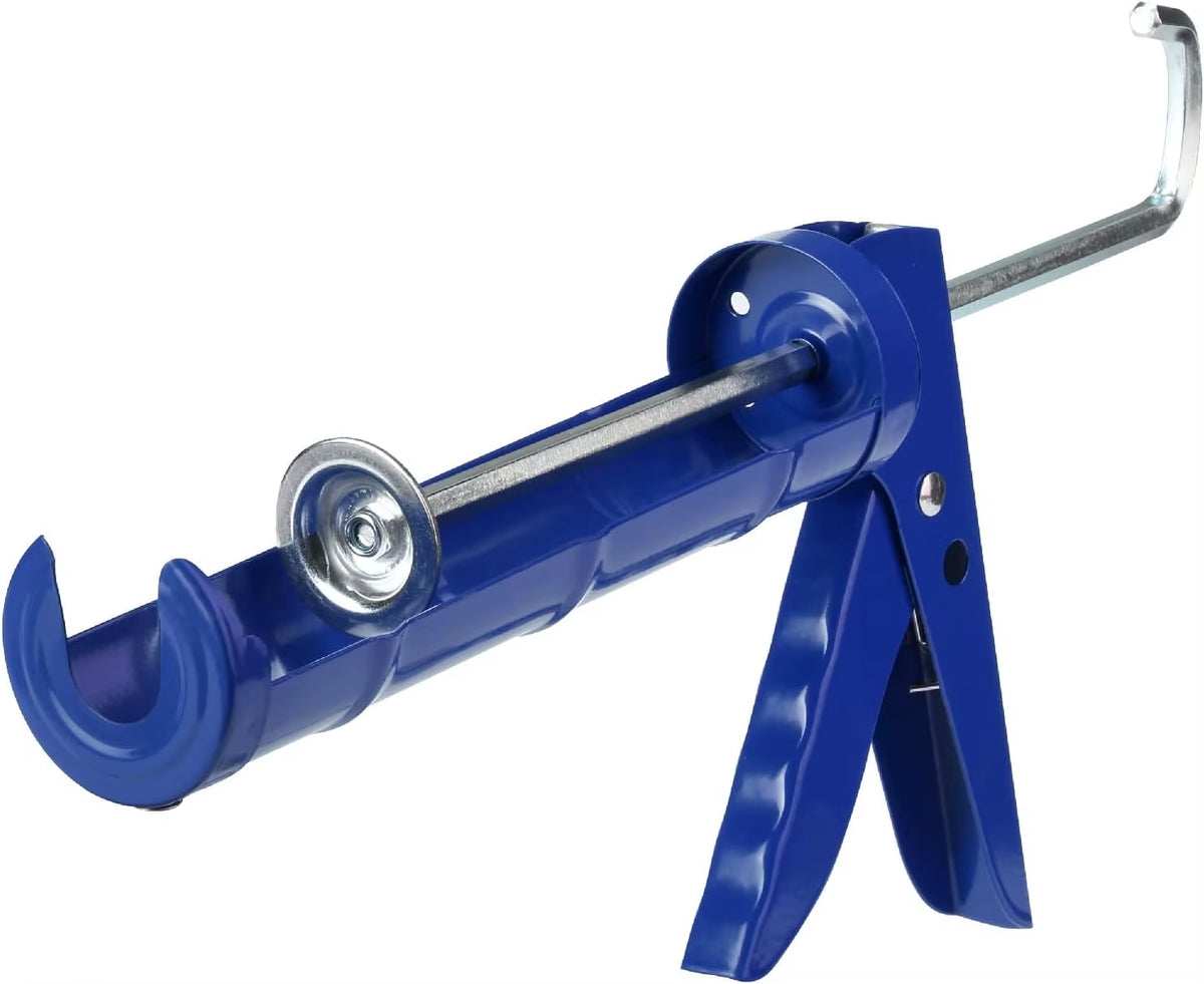 Bates- Caulking Gun, 10:1 Thrust Ratio, Orange, No Drip Sealant Gun