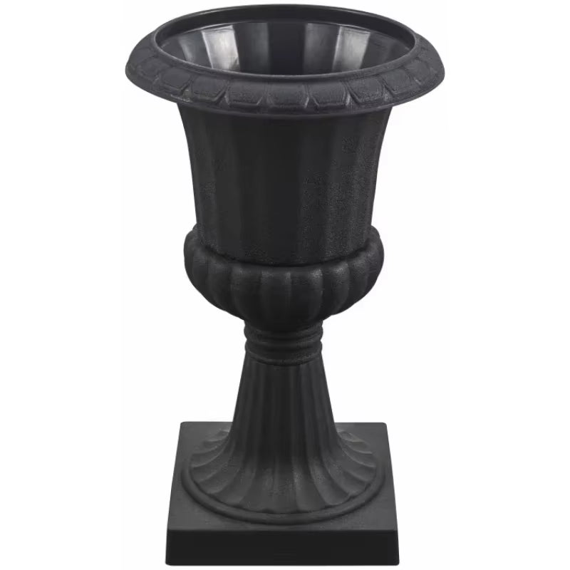 Grand vase décoratif noir ou blanc – intérieur, terrasse et jardin
