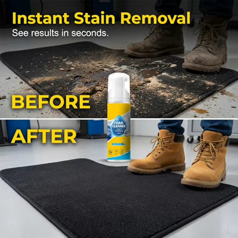 Mousse nettoyante sans rinçage pour intérieur auto