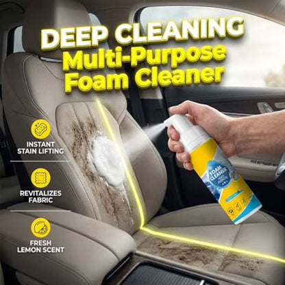 Mousse nettoyante sans rinçage pour intérieur auto